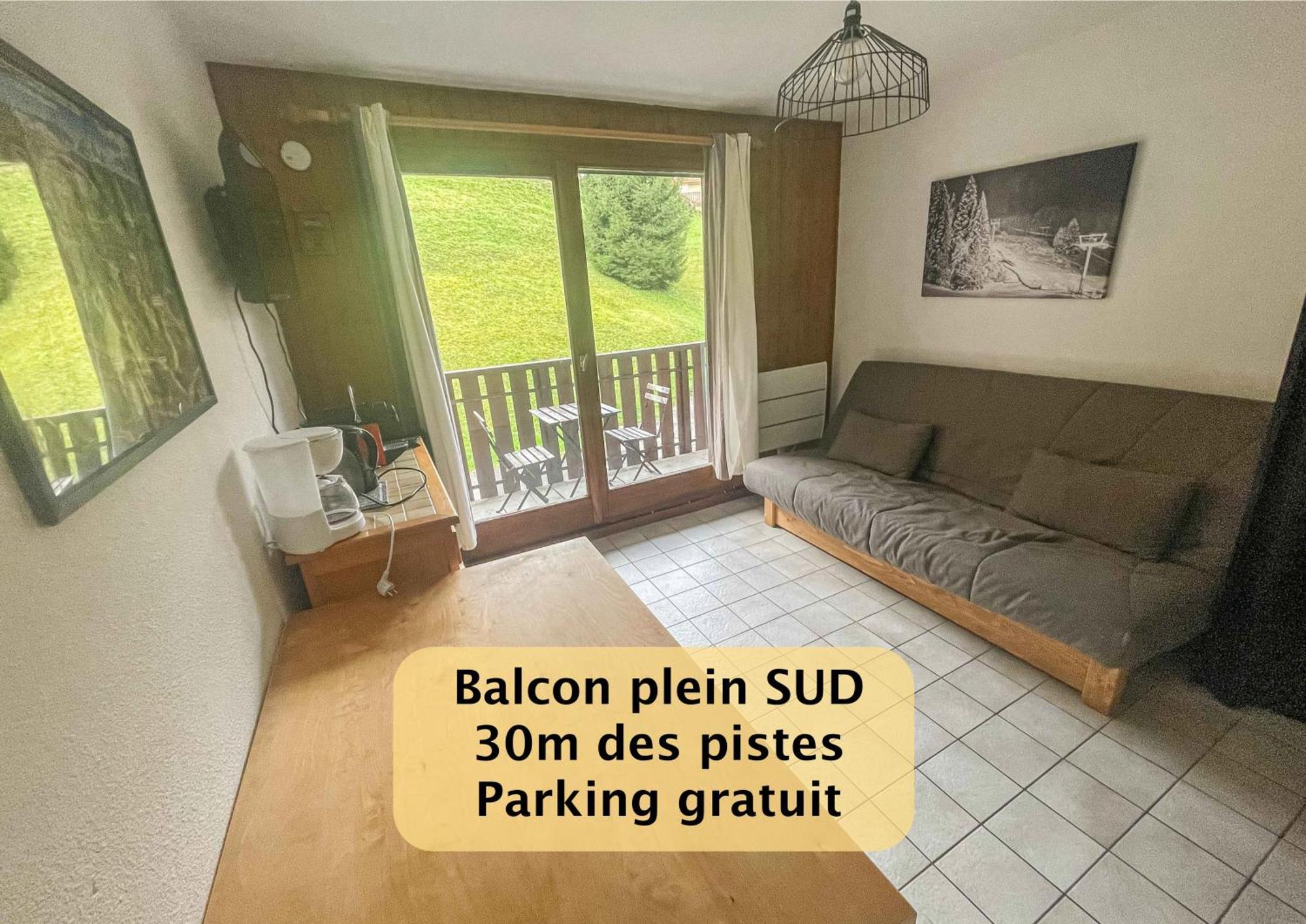 Joli Studio 4 Pers 30M Des Pistes Balcon Plein Sud Au Pieds Des Pistes B27- Draps Non Compris Saint-Jean-d'Aulps Exterior photo